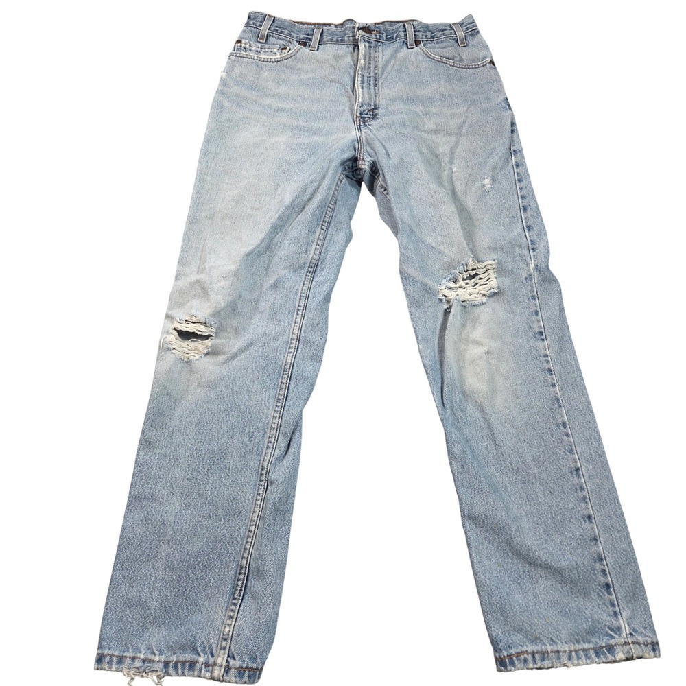 Vintage Levis 540 Jeans Mens 31x30 (tag 36x30) Relaxed Light Wash USA 90s